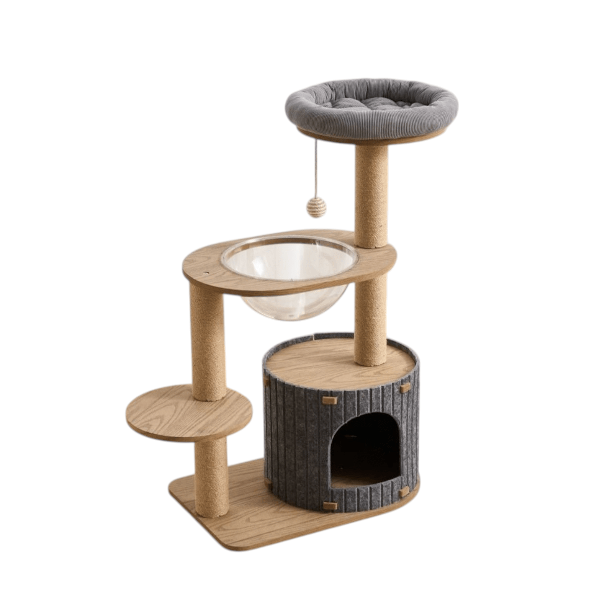 Maine Coon Cat Climber Tower with Condo | K3
