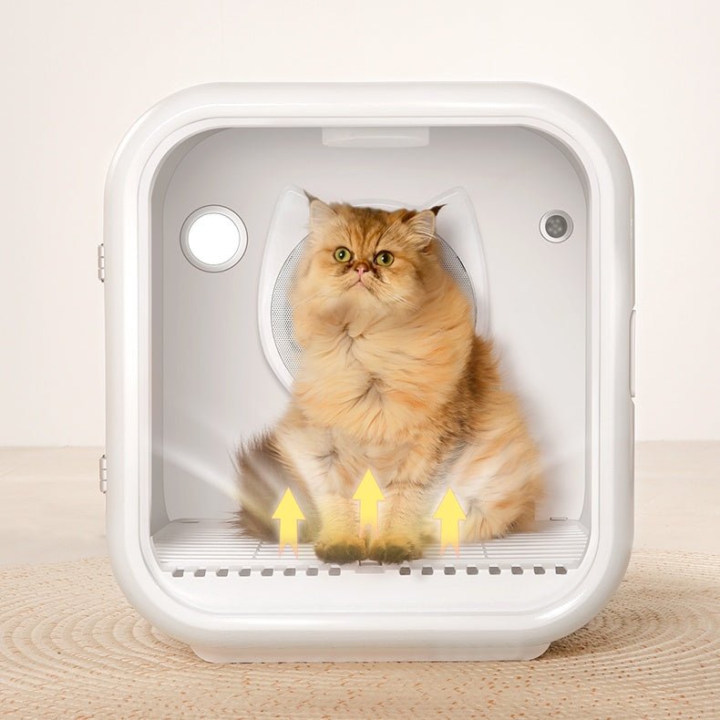 Cat Dryer Box with UV Sterilization & 360° Air Circulation